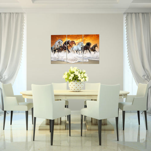 Wandbilder Wohnzimmer XXL Pferde Moderne Bilder Tiere
